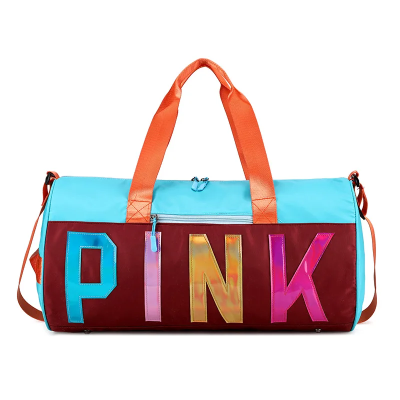 

Free shipping Women chest bags single shoulder streetwear mobile phone Men crossbody bag Pink letter travel bags, 14 colors