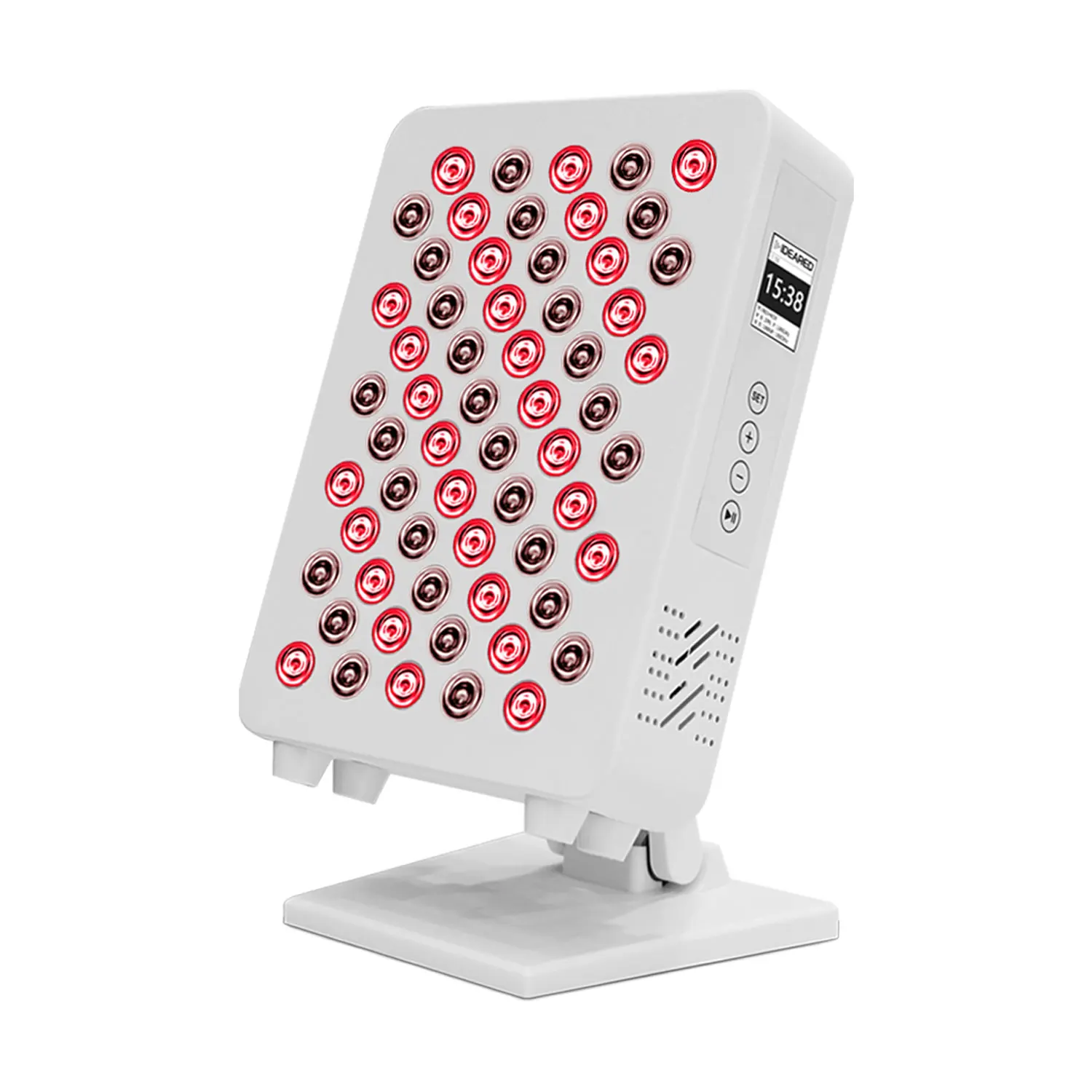 

Desktop red light therapy panel RL60S 60pcs 660nm 850nm 3w 5w infrared light therapy lamp with stand pain relieve for home use