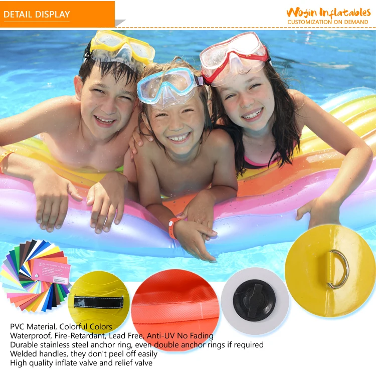 Inflatable dolphin water toys PVC plastic high quality water sport factory wholesale