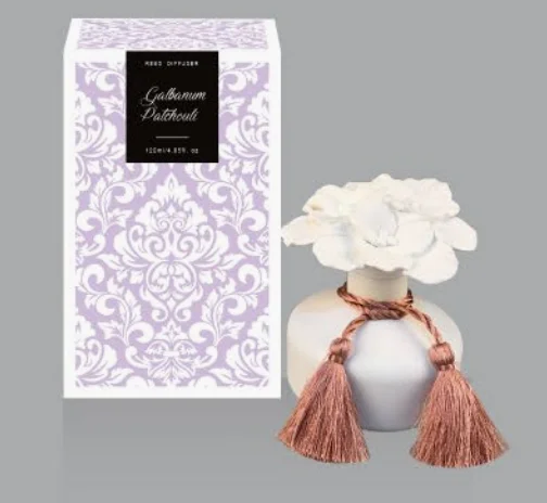 

Brown tassel Gypsum Flower Shaped Aroma Diffuser, Colourful