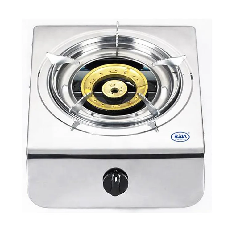 Portable big outdoor modern camping stainless steel single big burner