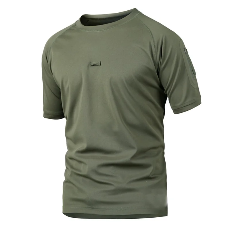 

Wholesale Military T- shirt Men Military Camo Print t-shirt 100% Polyester Camo Round Neck t- shirt, Colours