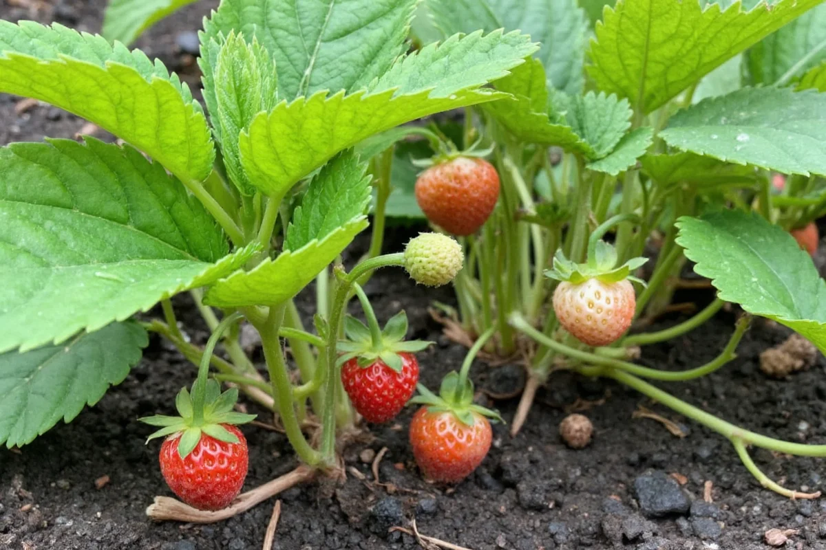 how to transplant strawberry plant runners