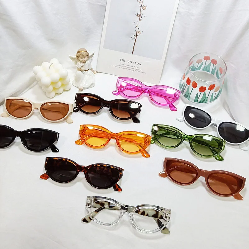 

China manufacturer supply directly cool sun glasses colored fashion eyeglasses fashion oval sunglasses