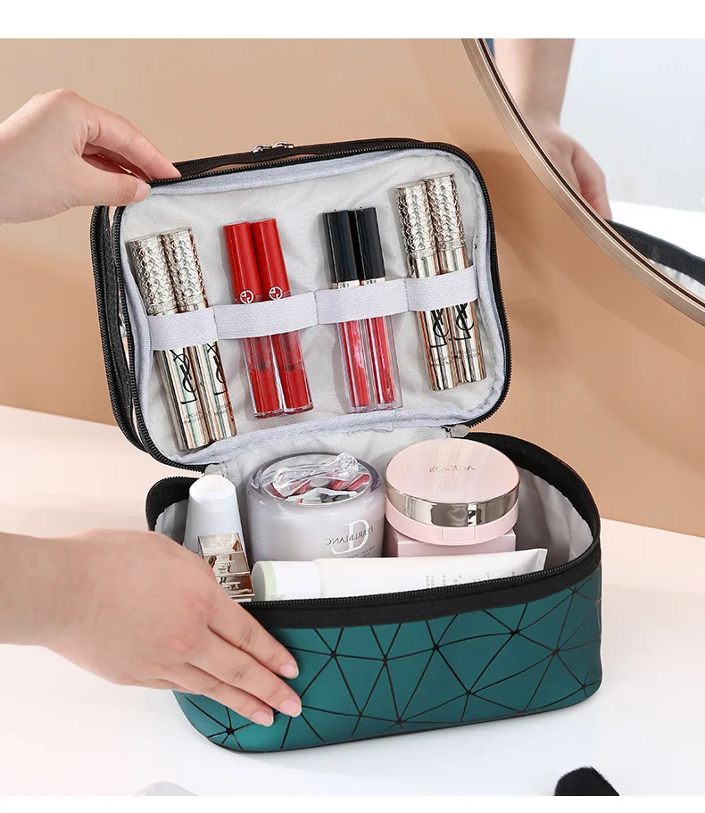 product-GF bags-Multifunction Travel Clear Makeup Bag Fashion Diamond Cosmetic Bag Toiletries Organi-1