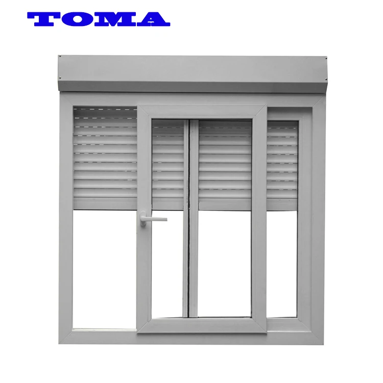 AS2047 TOMA China aluminium roller shutter windows and doors with roller shutter for apartment hotel