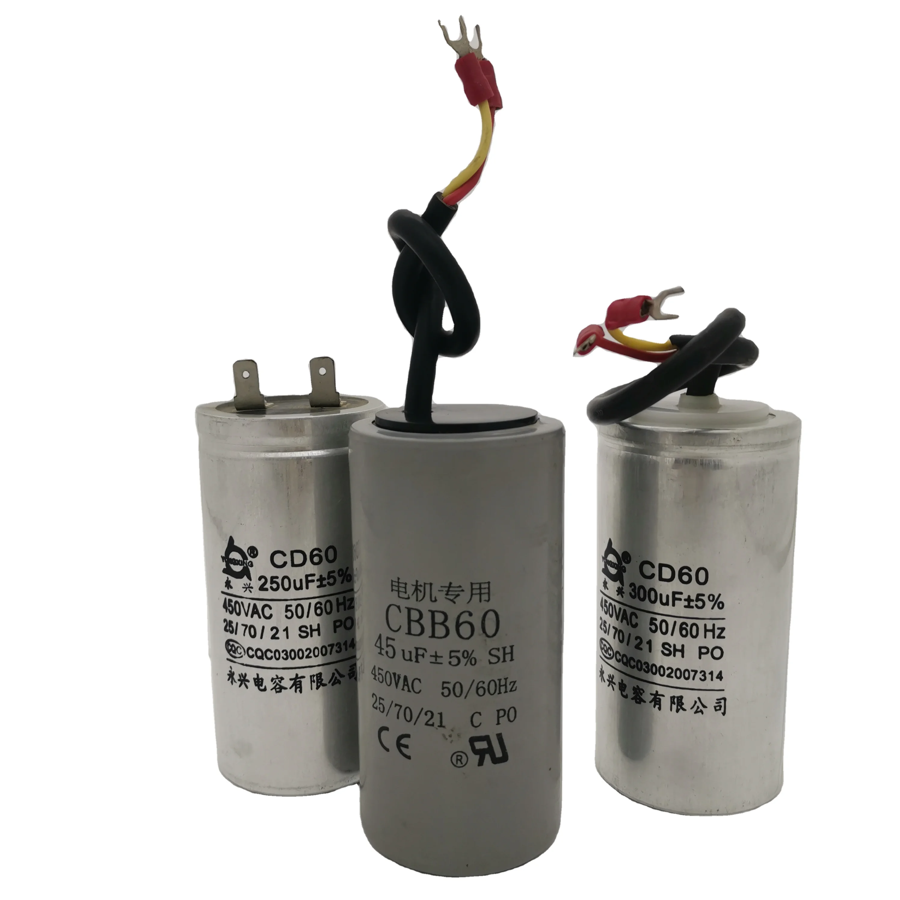 Cbb60 Water Pump Motor Work Capacitor 450v Buy Cbb60 Water Pump Motor