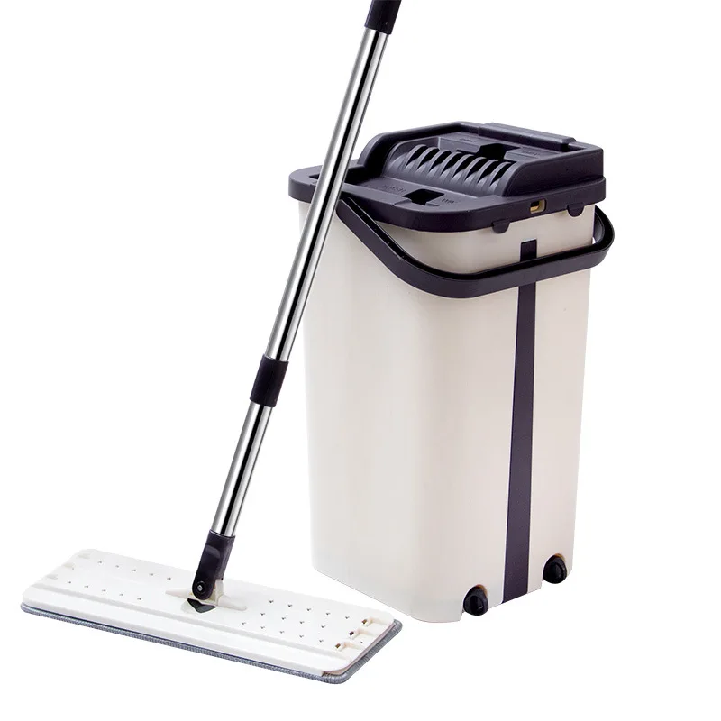 

Household Home wash tablet lazy web celebrity mop gift Scratch-off mop, Gray