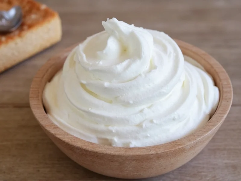 handmade whipped cream