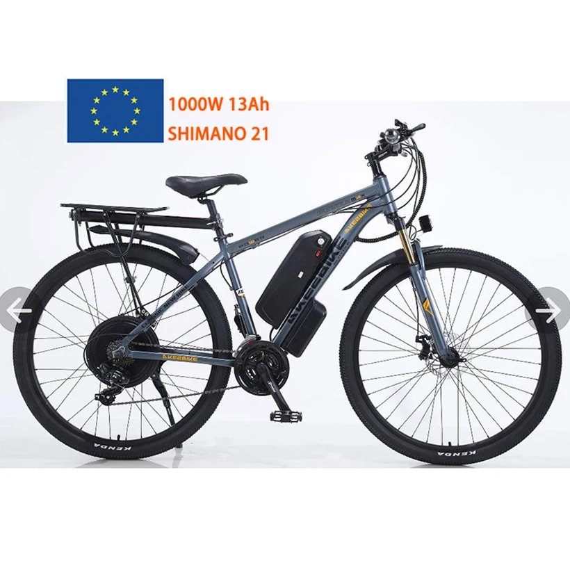 

EU electric bicycle mountain bikes 29inch 21 speed 350W/500W/750W/1000W 48V mtb ebike