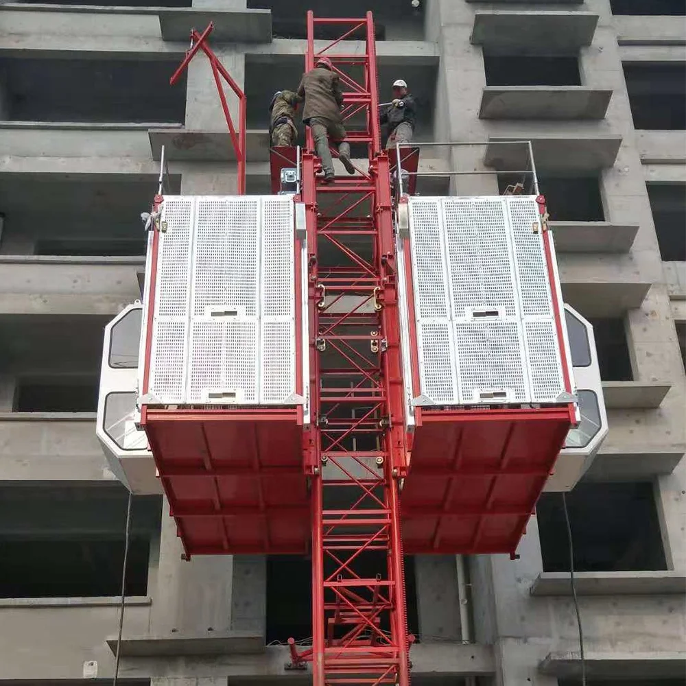 
Sc200 Building Material and Passenger Construction Hoist Elevator Lifter 