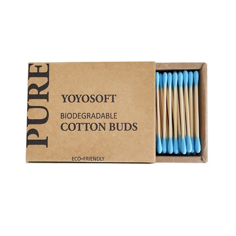 

Odorless Colorful Cotton Bud Eco 200Pcs Cotton Swabs Q Tips Cotton Buds, White/black/green/blue/yellow/pink