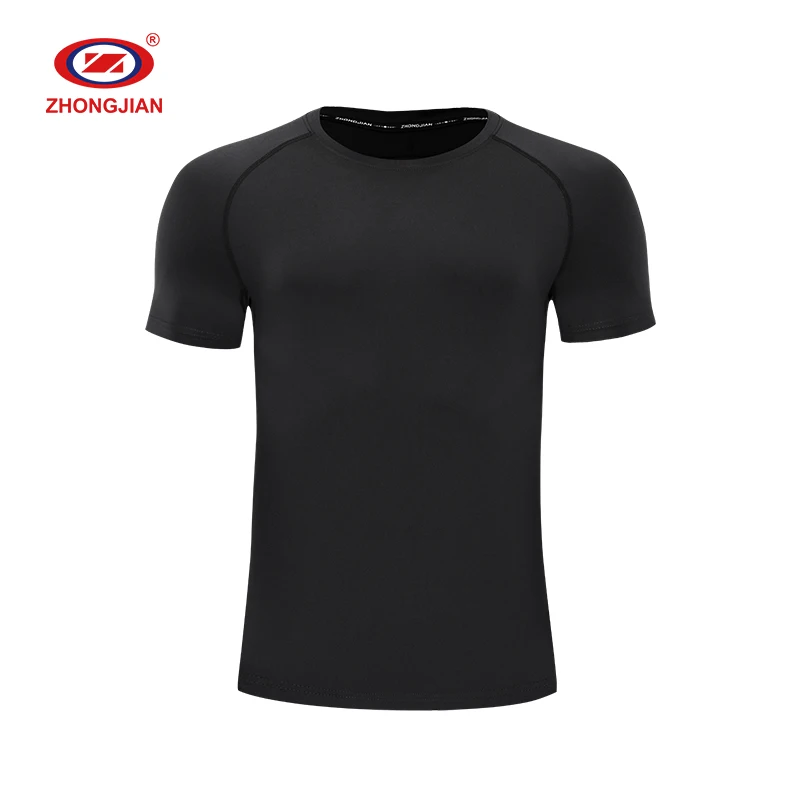 

Wholesale Men Fitness Sportswear Slim Fit T-shirt Custom Gym Tshirt