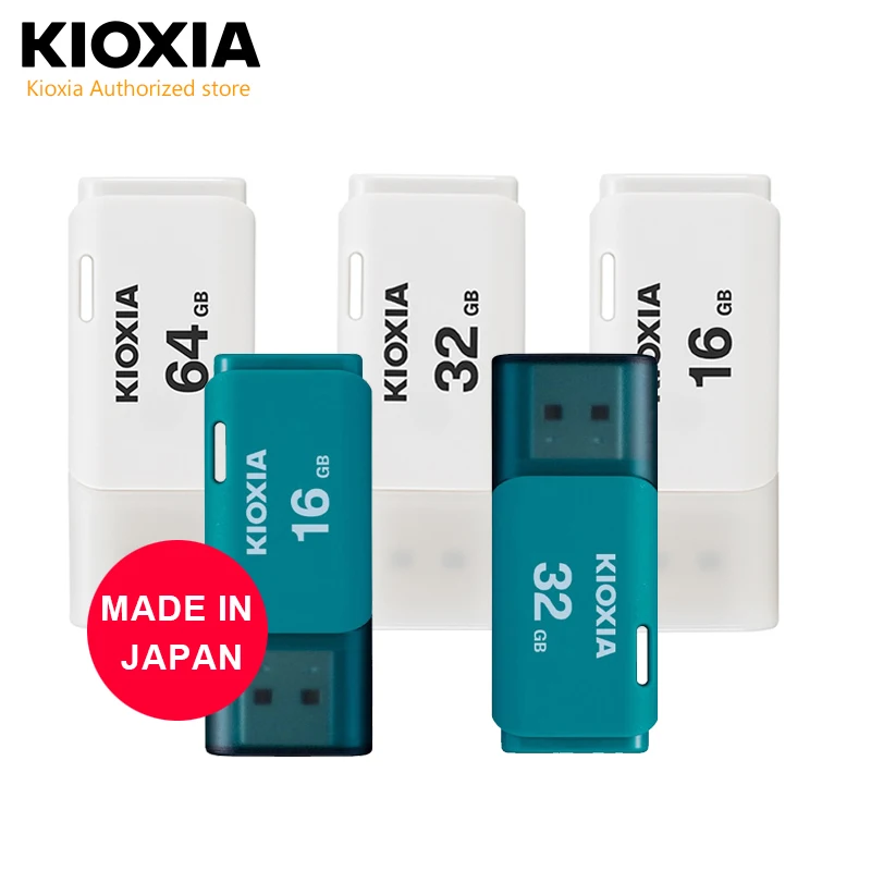 

kioxia Usb Flash Drive 64G pen Bulk Promo Gift Items 16Gb Bag Custom Western Customized Box Status Animal Logo Chip Die Sales, White