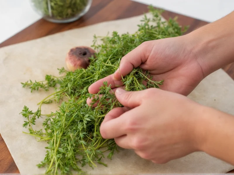 How to Cut Fresh Thyme: Quick & Proper Technique