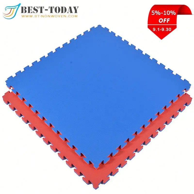 Red and blue wholesale martial arts taekwondo mma tatami used judo mats