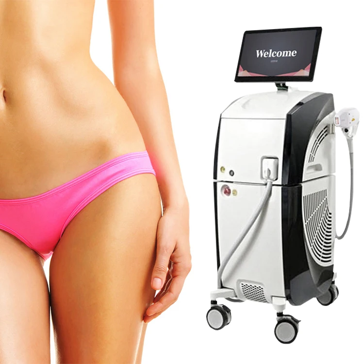 

2021 New Arrive Amazing 808nm Diode Laser 3 wavelength 755 808 1064 Diode Laser Ice Hair Removal Machine Price