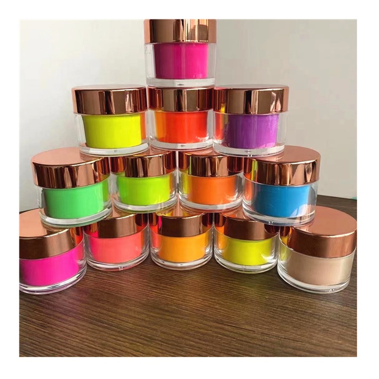 

Hot selling 12colors/set neon acrylic nails powder private label