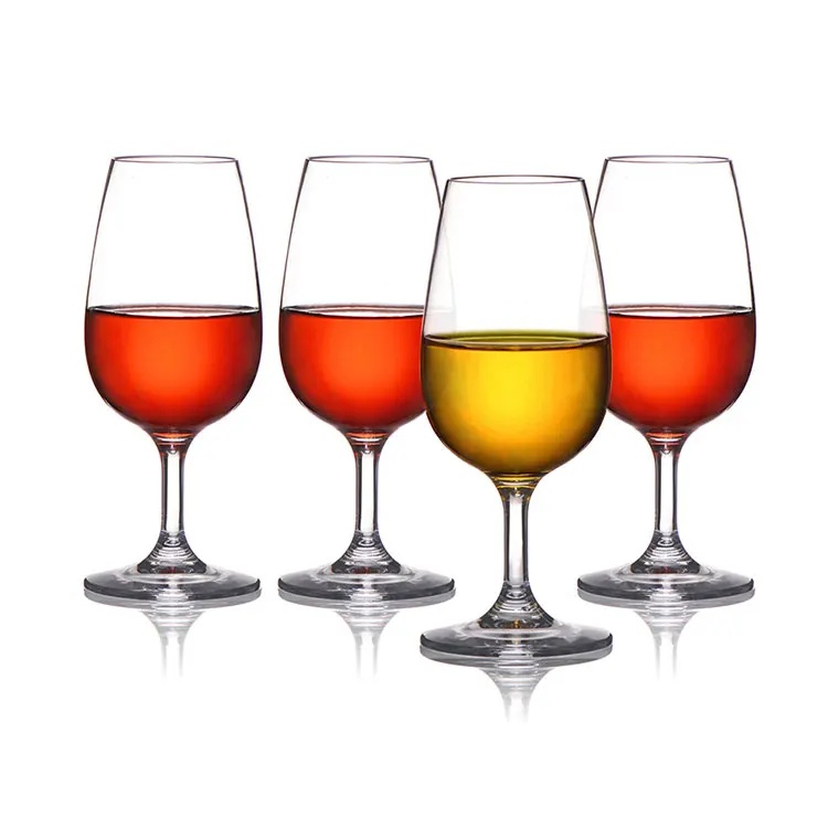 

BPA Free 100% Tritan Goblet Wine Plastic Cup, Normal:transparent,green,orange,blue,pink