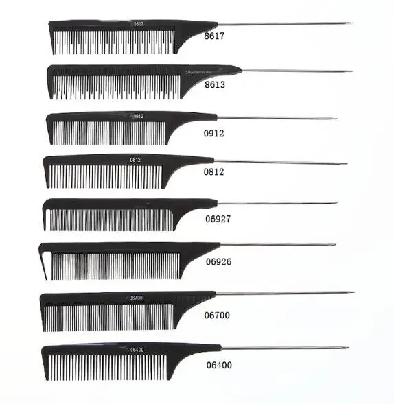 

Straight Hair Combs Comb Salon Hairdressing Antistatic Carbon Fiber Common Comb Plastic for Barber Hair Cutting