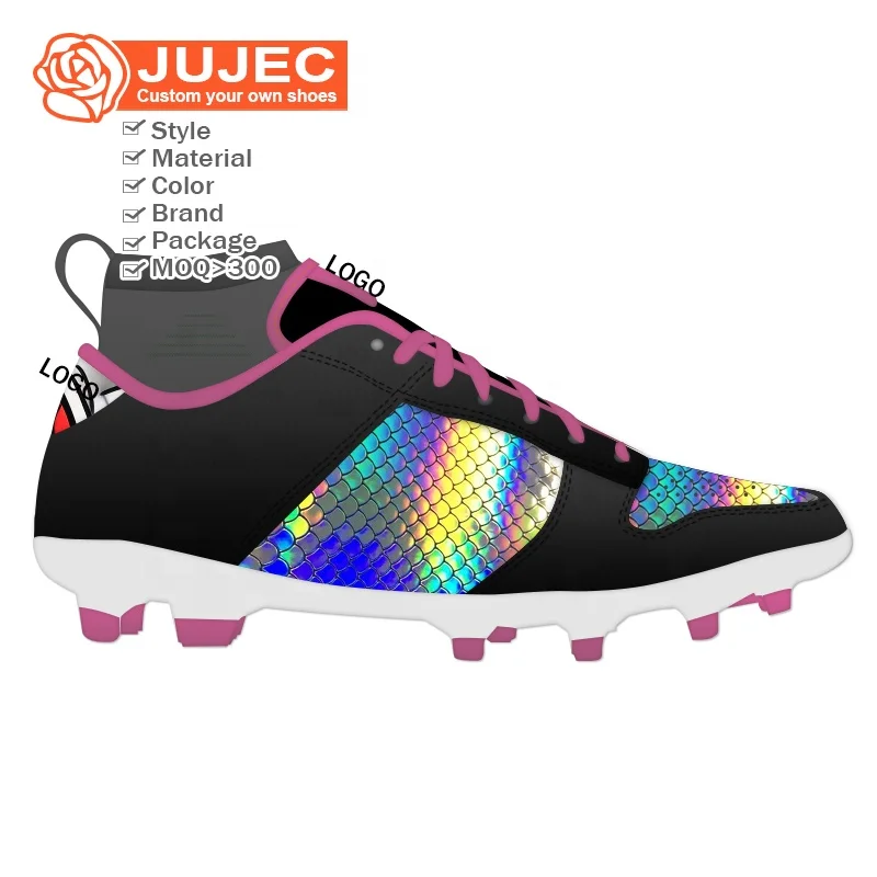 

2024 Custom Logo Professional Soccer Cleats Kids Men's Football Shoes Original Outdoor Sport Style Sneakers at a Cheap Price