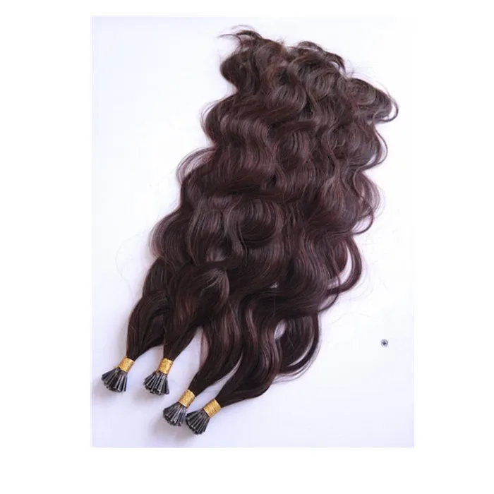 

Pre bonded Keratin Flat i tip Hair Fu sion Hair Extensions 8A Brazilian Human kinky Straight i-tip hair extensions kinky curly