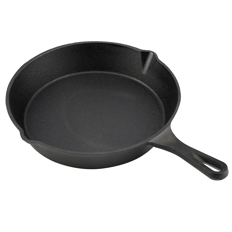 

Pre-seasoned 20cm Cast Iron Mini Skillet frying pan Cookware, Black