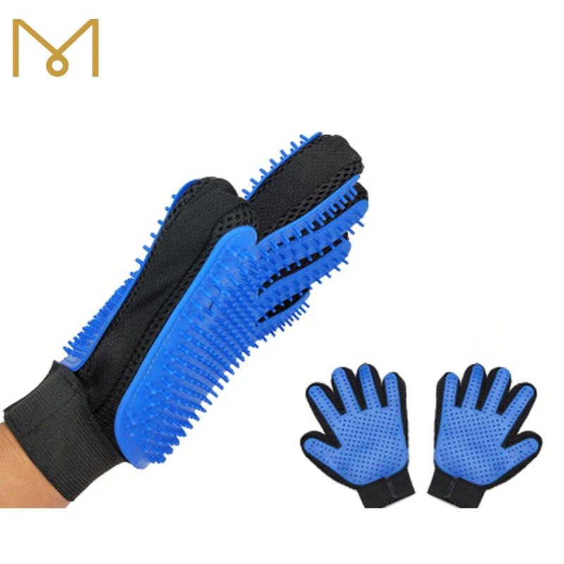

Amazon hot sale Wholesale RTS Cat Dog Bath Pet massage glove pet grooming glove