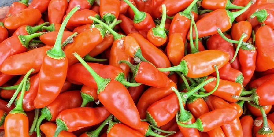 Assorted bell peppers in a basket