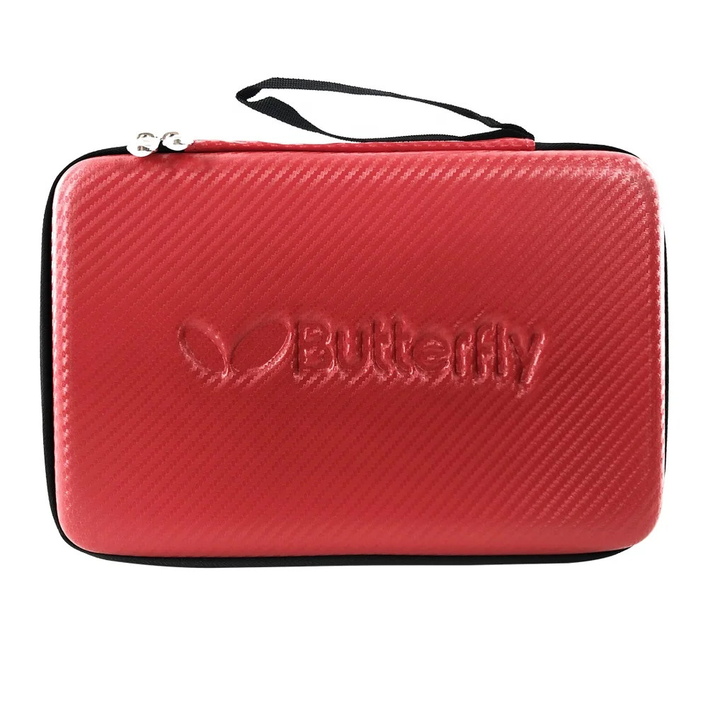 

Hot seller Gourd Shape EVA Table Tennis cover case for table tennis Bat Racket carry bag, Blue ,silver