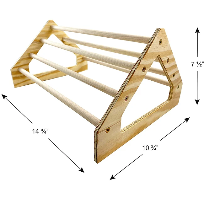 

Chick Perch Toys Wooden Roosting Toy Bar Perch Wooden Toys Wood Strong Pine Gym Chicken Supplies