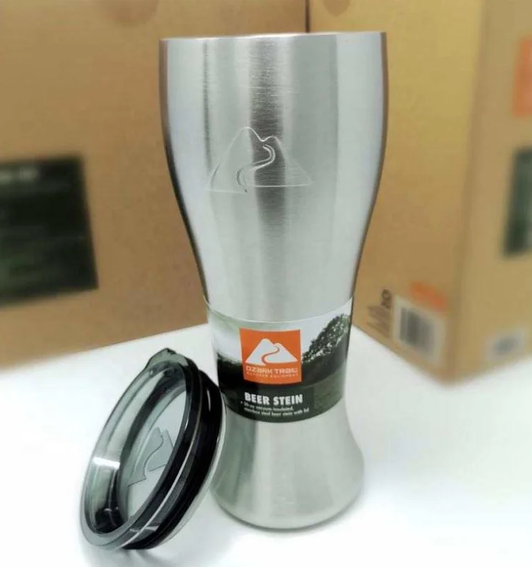 

14oz Ozark Trail Double Wall Insulated stainless steel beer stein, Customized