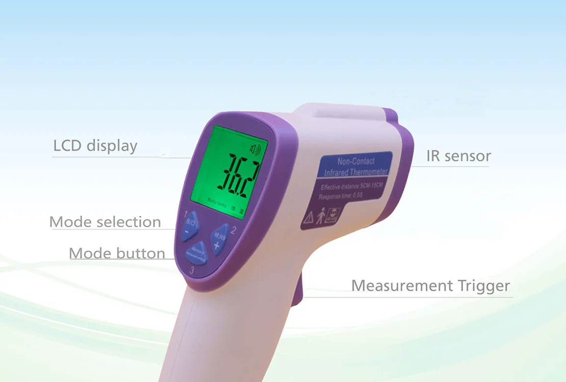 Cheap price Baby Forehead Digital Infrared Thermometer for Human Body Temperature