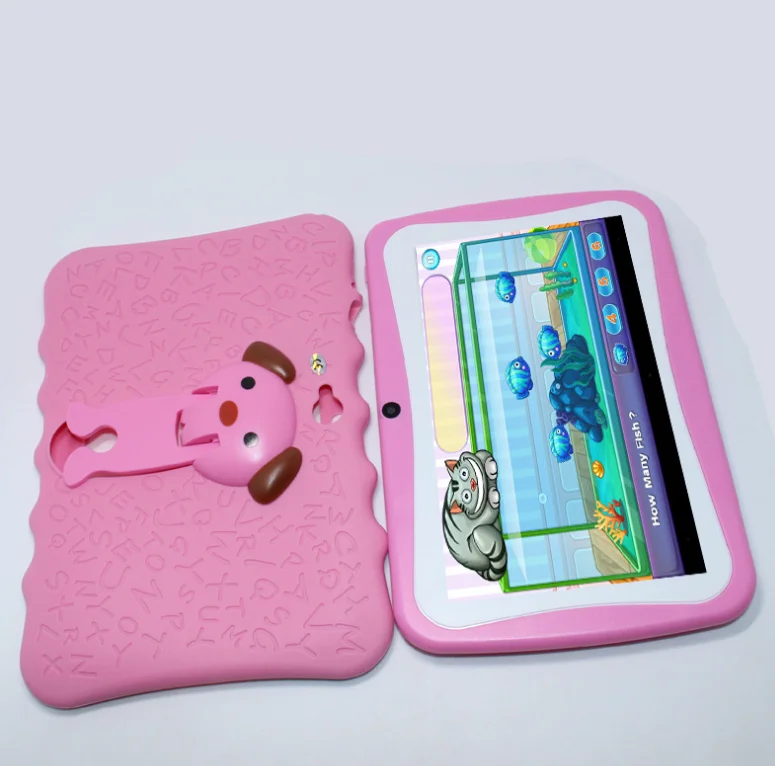 

Wifi Kids Tablet pc 7 Inch Android Tablet Quad Core 8GB 1024x600 Screen Children EducationTablet PC, Rose red,pink,green,blue,orange