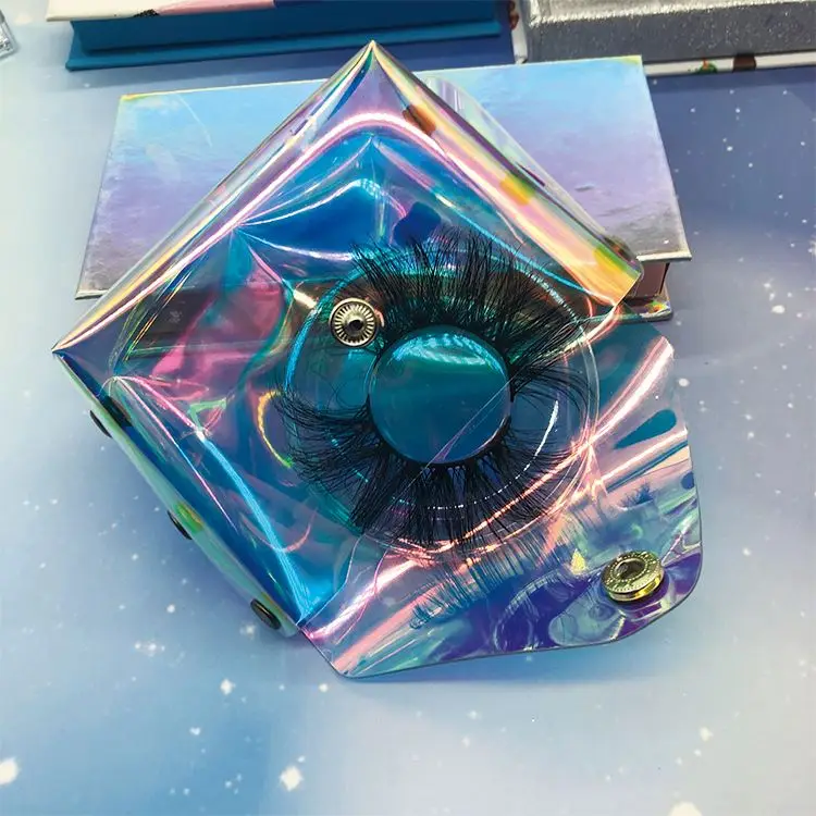 

Wholesale Fluffy Real Mink 3d Lashes Custom 25mm Eyelashes Own Brand 2020 Eyelash Boxes Packaging Vendors, Natural black or colorful
