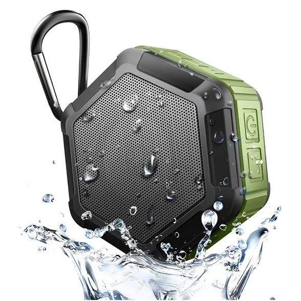 

Waterproof Speakers Outdoor Hands free Portable Speaker with 20 Hours Playtime