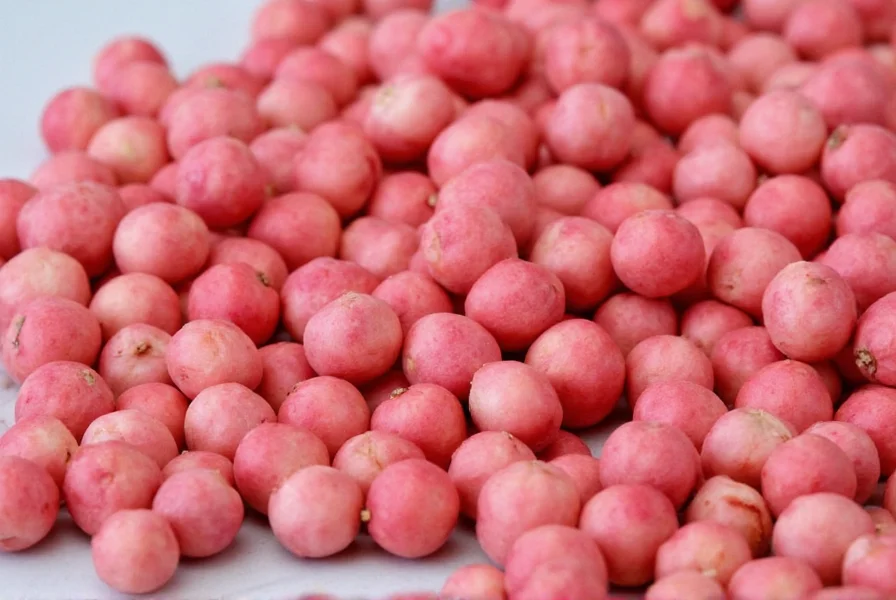 Map showing pink peppercorn growing regions