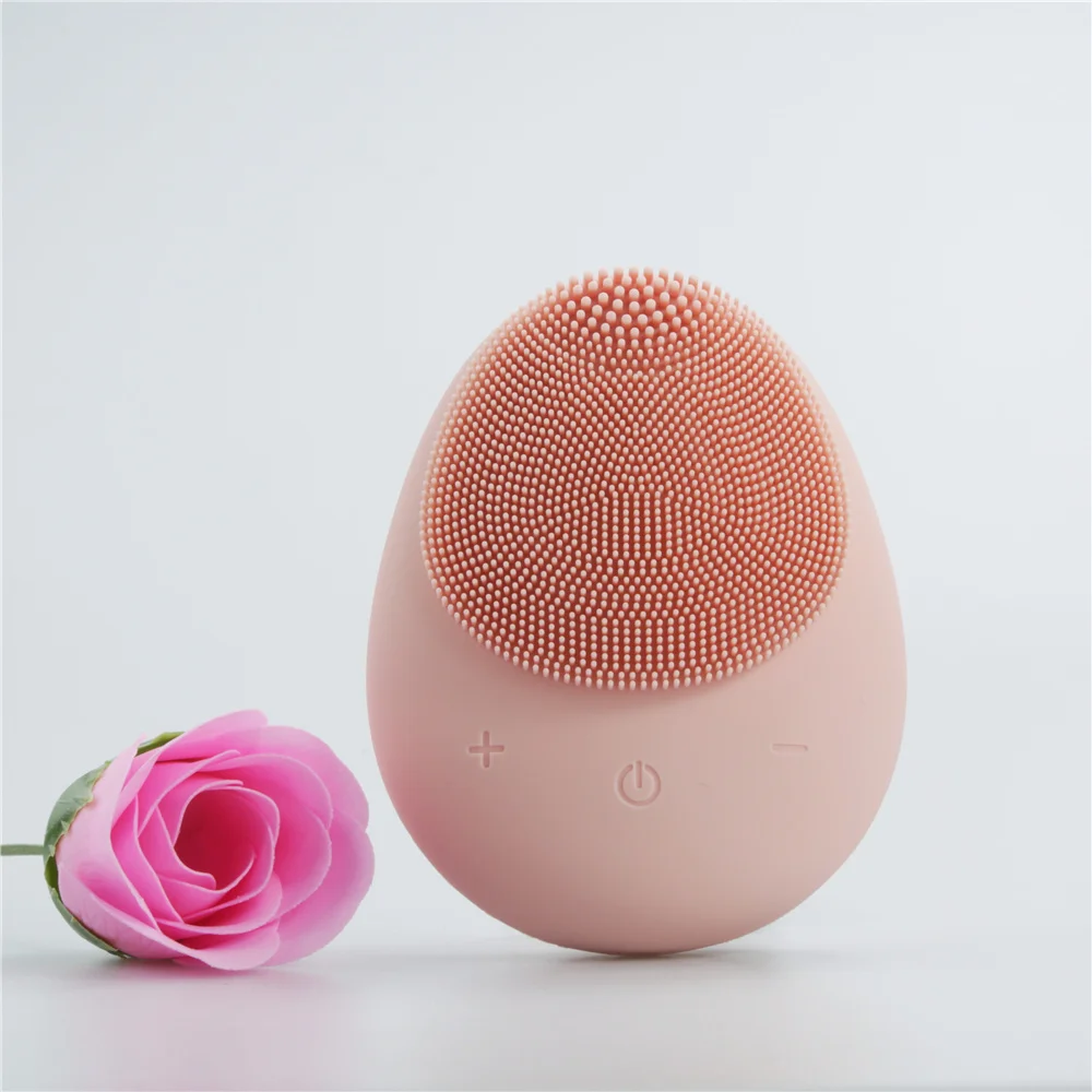 

Wireless Soft Silicone Facial Cleansing spinning cleaner face cleanser brush