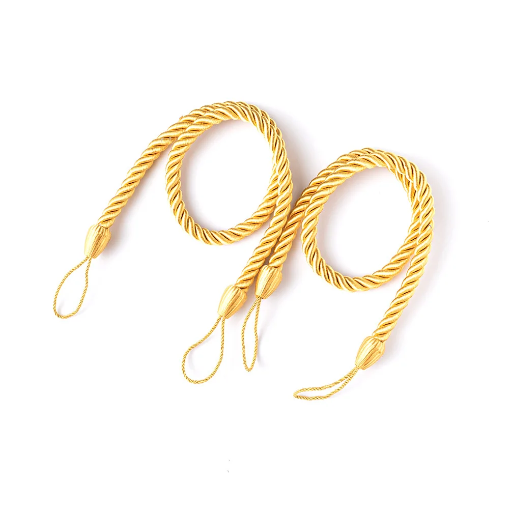 

Hot Sale Nordic Style Curtain Strap Braided Coil Rope Strap Diy Curtain Strap