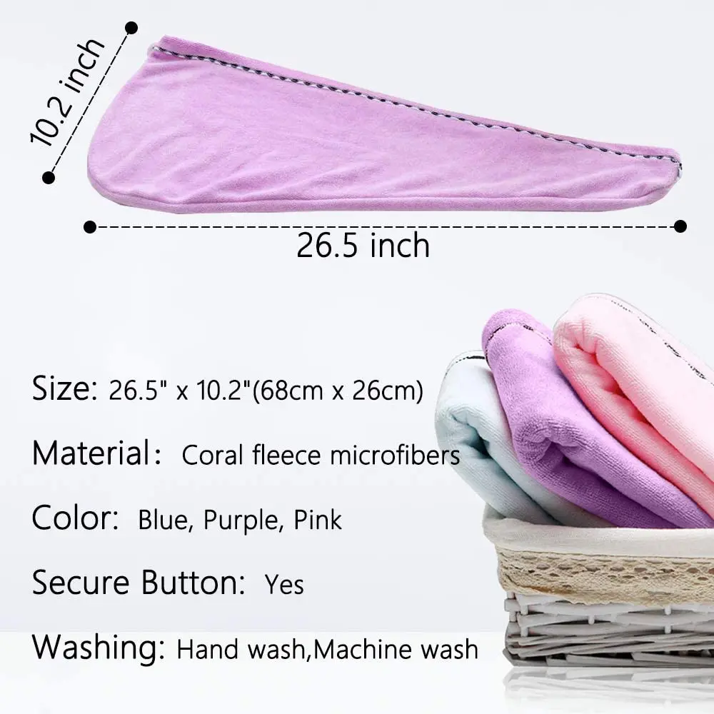 microfiber hair dry towel