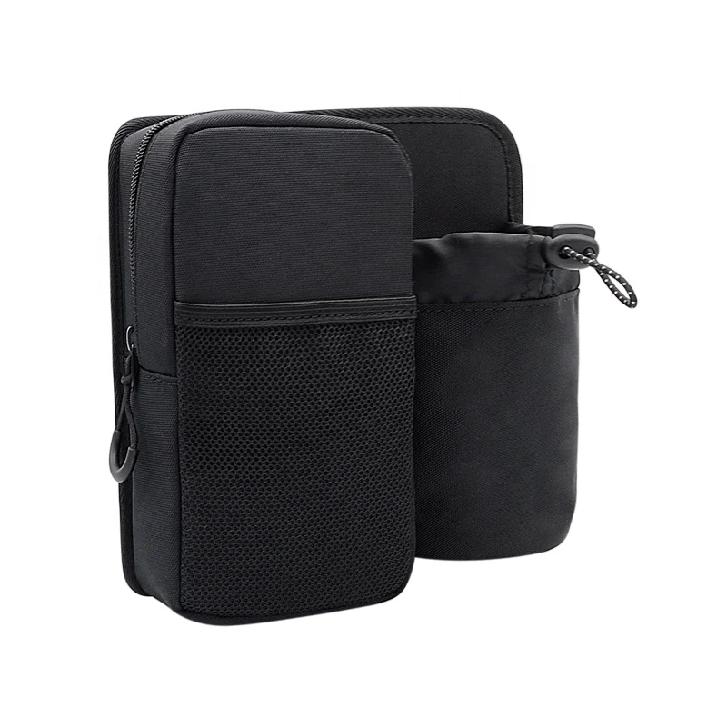 

Wholesale new style folding bicycle waterproof front hanging bag Customized large capacity electric bike handlebar bag, Black