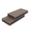 Durable waterproof FSC 100% recycled 3D deep embossed WPC composite outdoor decking terrace flooring solid tile floor