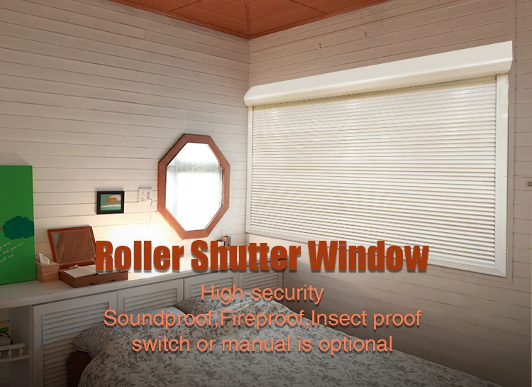 Curtain Wall Door Vertical Electronic Aluminum  Automatic  Roller Window Louver Shutter