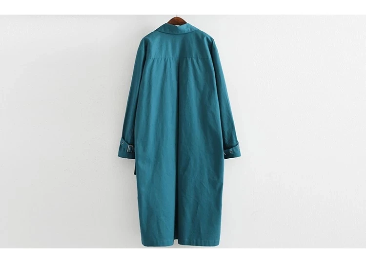 
Latest design fashion elegant simple classical single-breasted cardigan loose fit oversized women Casual winter long trench coat 