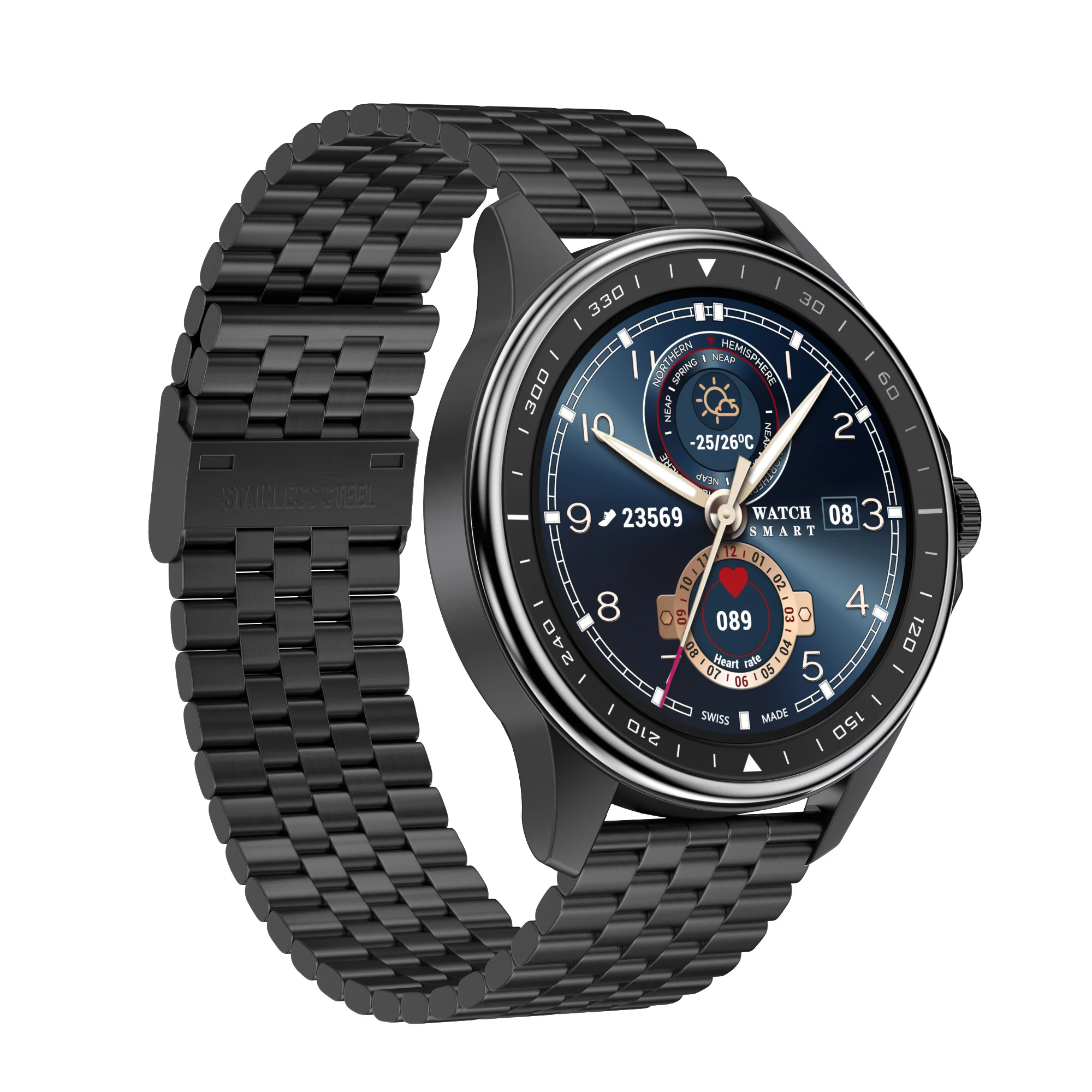 

Round Smart Watch SK3 With ECG PPG Sleeping Monitor 1.3 Inch HD Screen For Smart Watches For Men Wristwatches