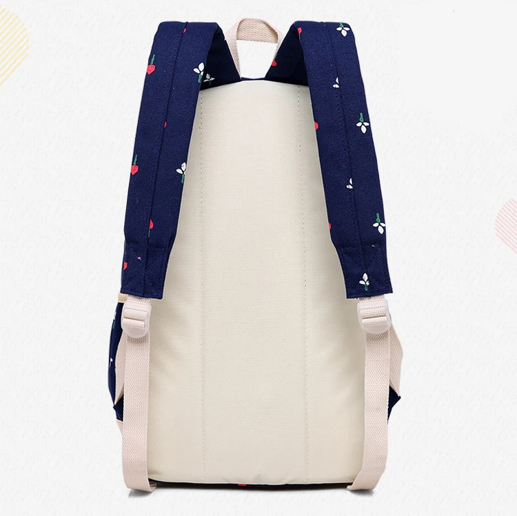 
Hot sale star pattern nice water resistant 3 pieces student shoulders bag back to school bags backpack set for girl 