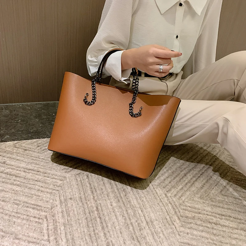 

Custom Hand Bag Pu Leather Handbag Woman Tote Bag
