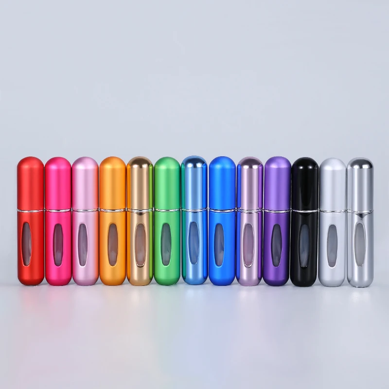 

5ml Perfume Spray Bottle Mini Portable Refillable Aluminum Atomizer Bottles