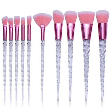 

10pcs private label Makeup Brushes Sets Maquiagem Foundation Powder Cosmetic Blush Eyeshadow Women Beauty Glitter Make Up Tools