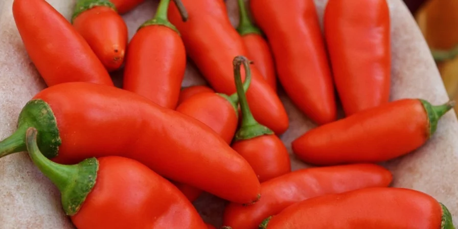 Scoville scale comparison showing habanero at 100,000–350,000 SHU